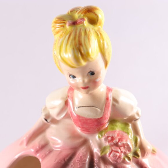 Lego Japan Girl Figurine Pink Dress Bouquet Lipstick Holder 3 Slots With Sticker - Picture 8 of 9